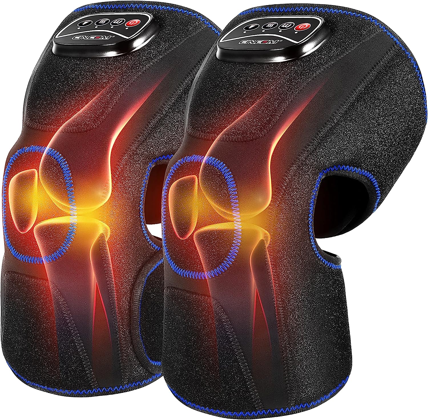5V Temperature Control Heating Knee Massage Brace Hot Compress