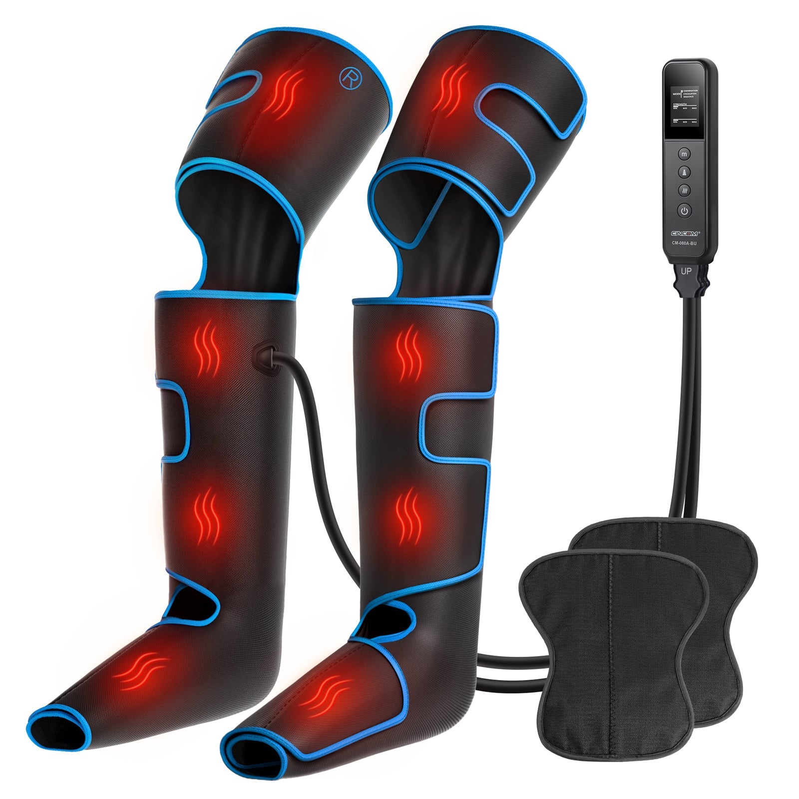 CINCOM Compression Leg Massager with Heat 080A