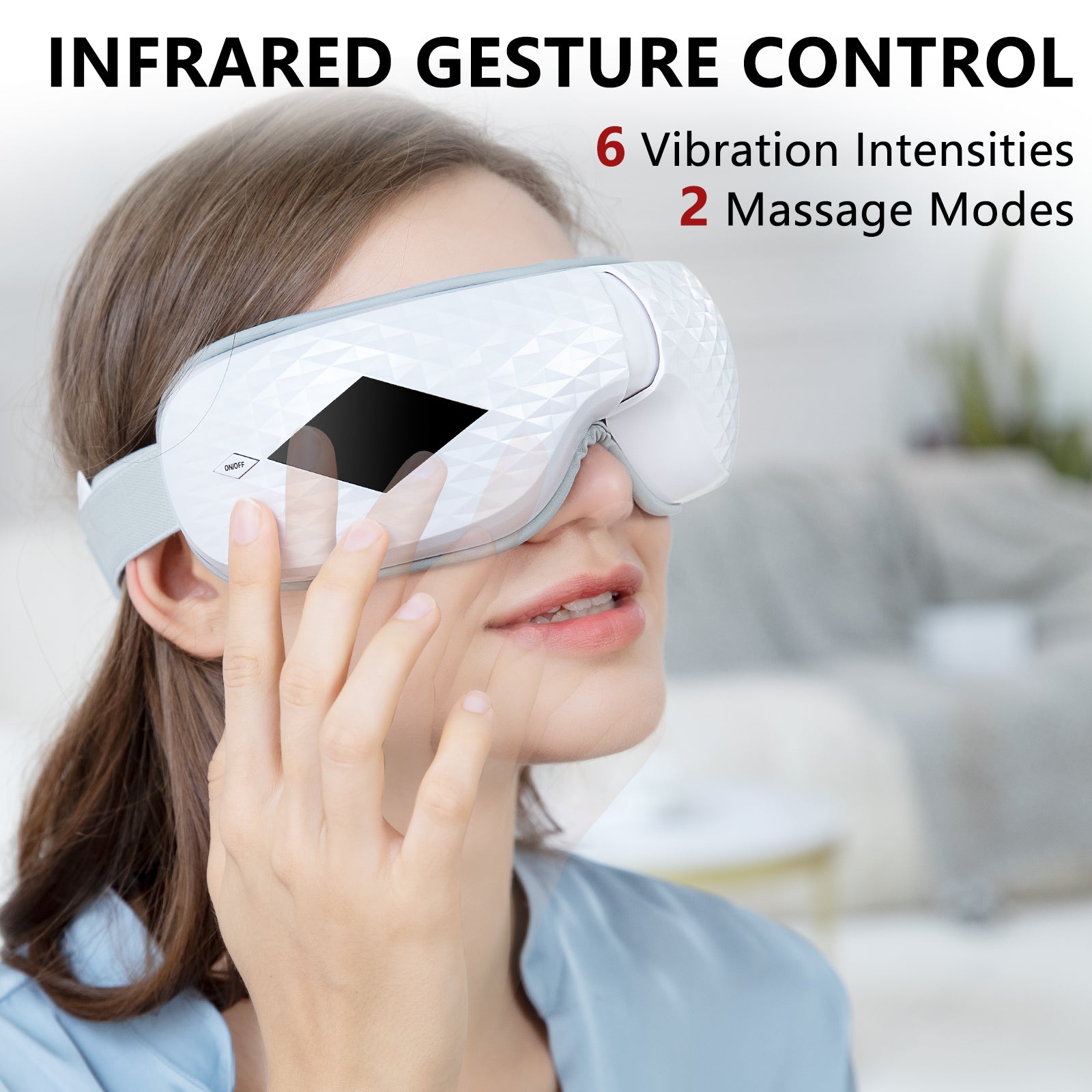 infrared gesture Control Eye Massager
