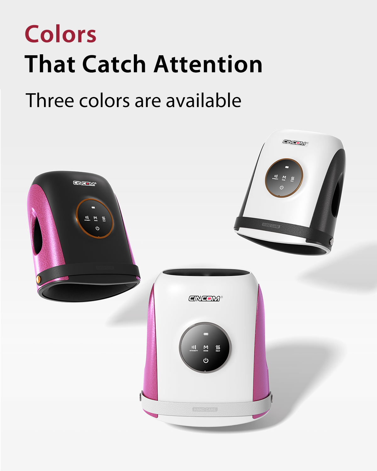 CINCOM SmartTouch Hand Massager for Finger & Hand Relaxation