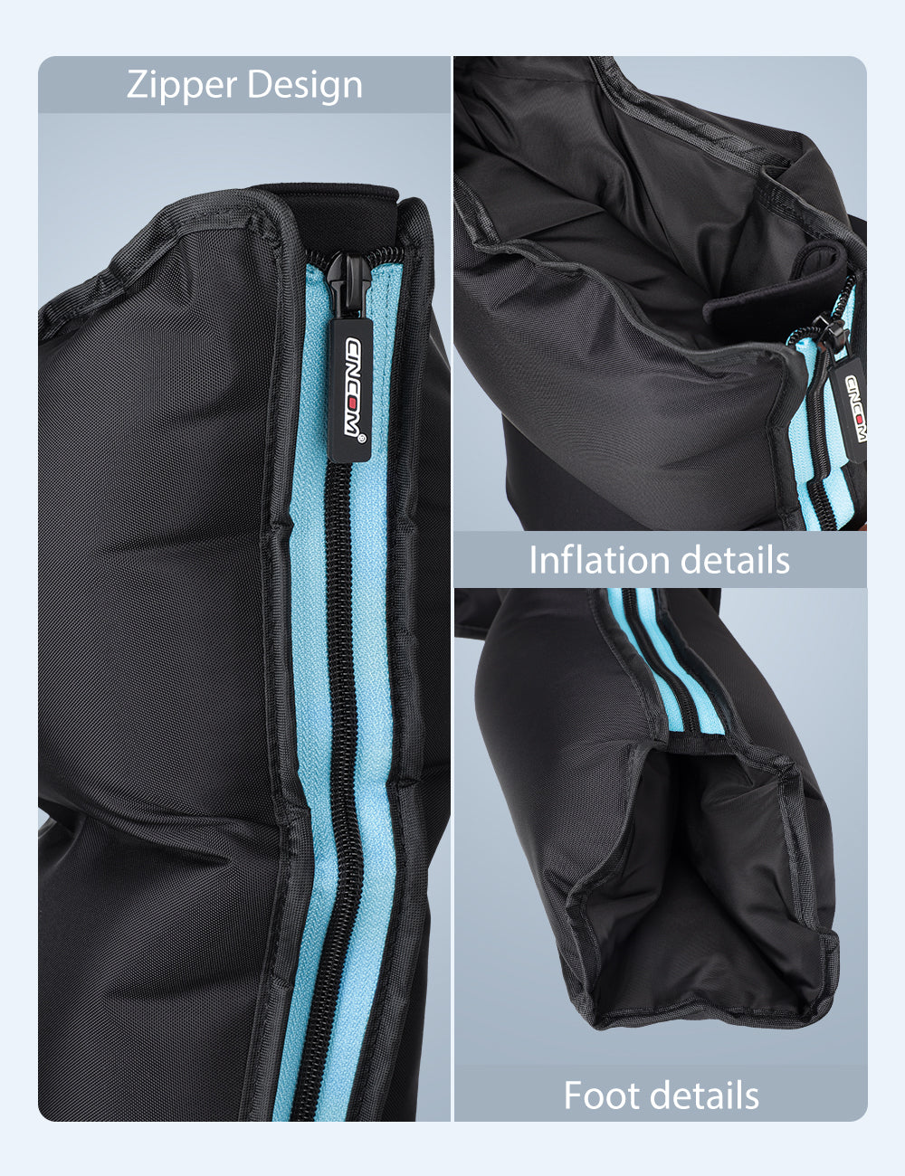 CINCOM Upgraded Full Leg Compression Massager 078A