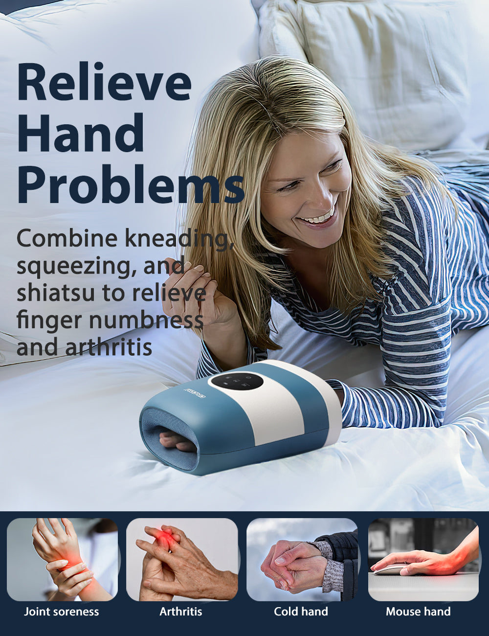 CINCOM Comfort Hand Massager CM-088H (3 Colors)