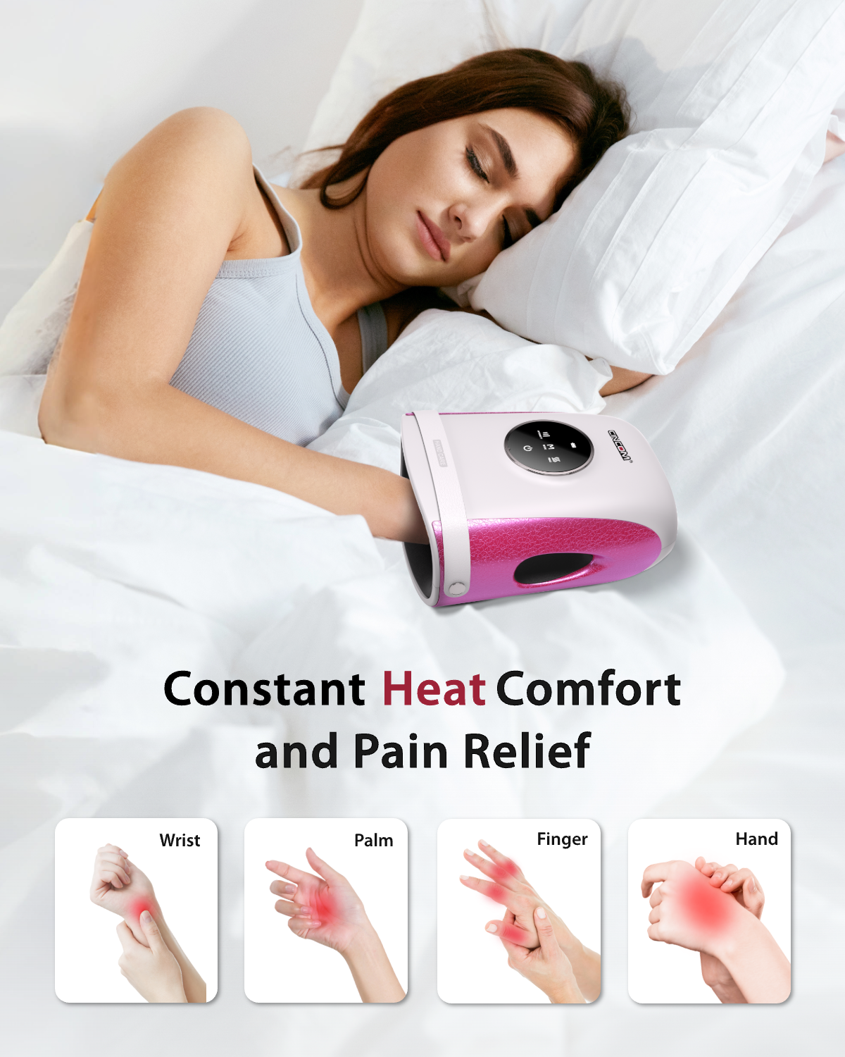 CINCOM SmartTouch Hand Massager for Finger & Hand Relaxation