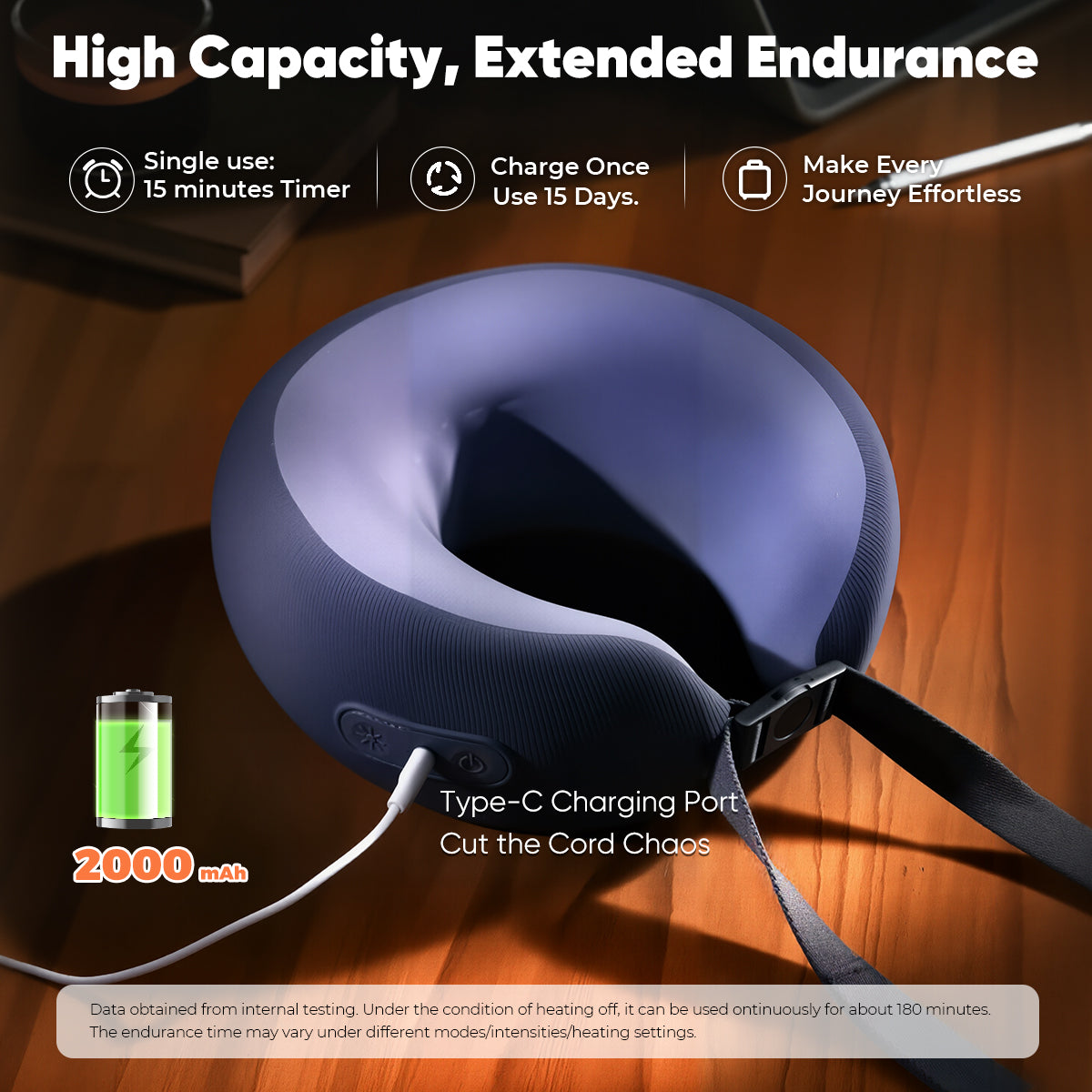 CINCOM U-Shaped Neck Massager Pillow CM-128N