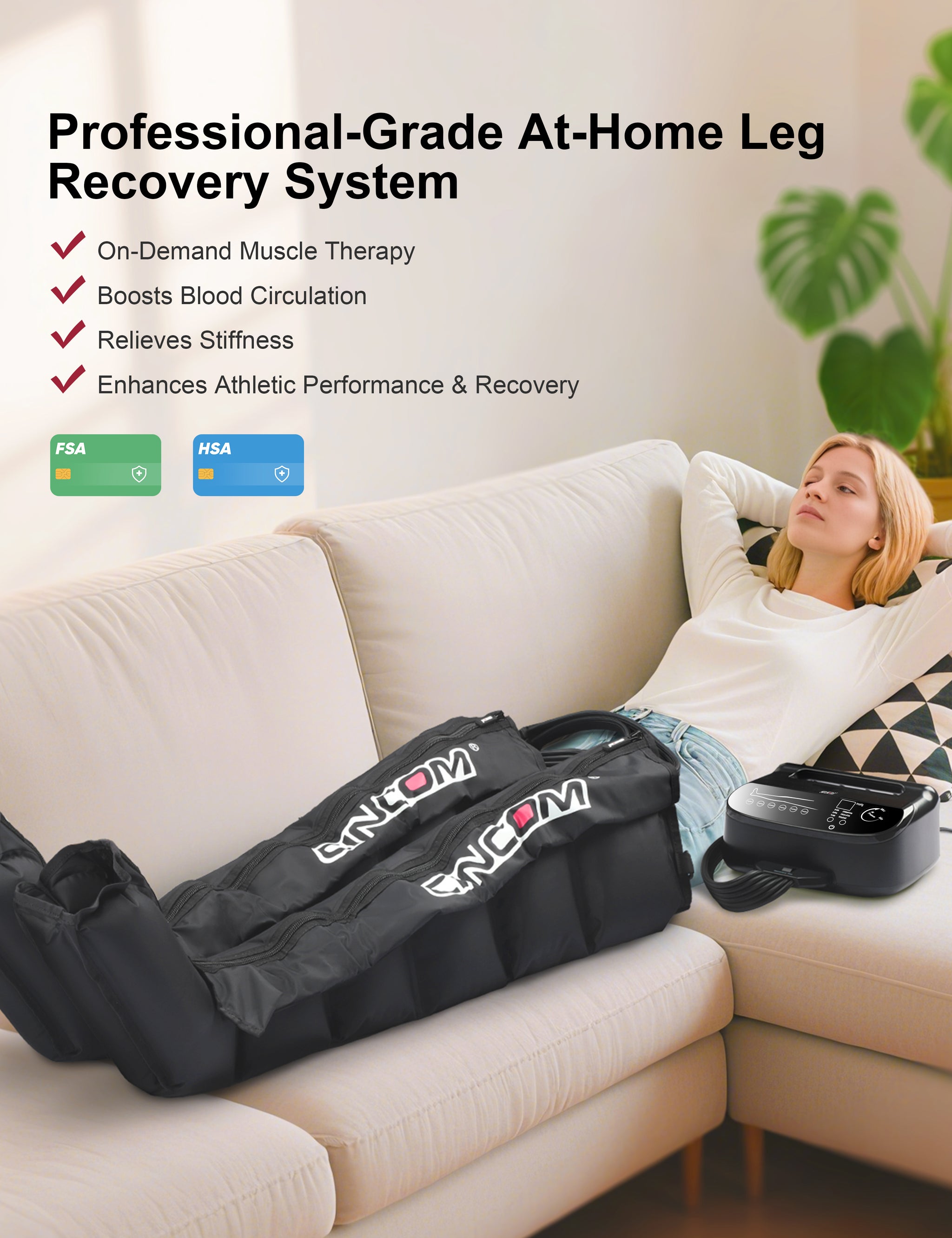CINCOM Shareable Full-Body Recovery Kit – For Leg, Hand & Neck